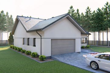  Projekt domu Piryt 3 (BHC1087) - projekt domu parterowego - Zdjęcie 2