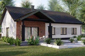  Projekt domu Piryt 2 (BHC1016) - projekt domu parterowego - Zdjęcie 3