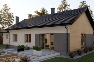  Projekt domu Cytryn 2 (BHC1088) - projekt domu parterowego - Zdjęcie 2
