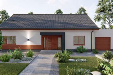  Projekt domu Inverness (BHC1015) - projekt domu parterowego - Zdjęcie 2