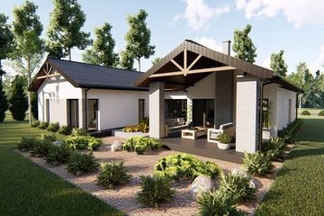  Projekt domu Tuzla (BHC1017) - projekt domu parterowego - Zdjęcie 5