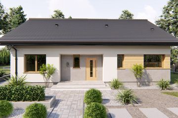  Projekt domu Comfort Wood (BHC1080) - projekt domu parterowego - Zdjęcie 1