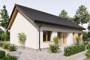  Projekt domu Comfort Wood (BHC1080) - projekt domu parterowego - Zdjęcie 2