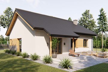  Projekt domu Comfort Wood (BHC1080) - projekt domu parterowego - Zdjęcie 5