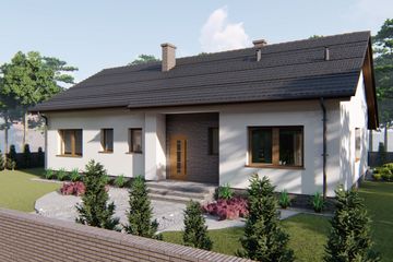  Projekt domu Perfect Wood (BHC1079) - projekt domu parterowego - Zdjęcie 1