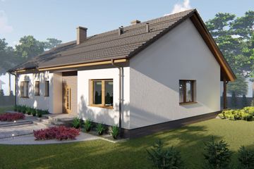  Projekt domu Perfect Wood (BHC1079) - projekt domu parterowego - Zdjęcie 3