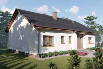  Projekt domu Perfect Wood (BHC1079) - projekt domu parterowego - Zdjęcie 4