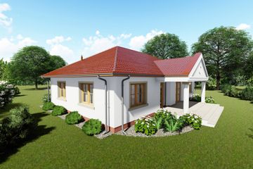  Projekt domu w Toskanii (BHC1052) - projekt domu parterowego - Zdjęcie 3