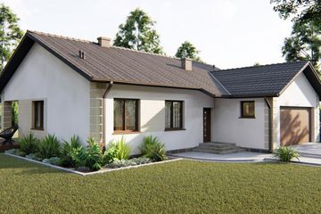  Projekt domu Migmatyt (BHC1056) - projekt domu parterowego - Zdjęcie 2