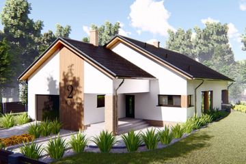  Projekt domu Bursztyn 2 (G1) (BHC1092) - projekt domu parterowego - Zdjęcie 1