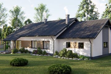  Projekt domu Topaz (BHC1035) - projekt domu parterowego - Zdjęcie 4