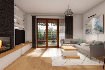  Projekt domu nad Sawą (BHC1073) - projekt domu parterowego z poddaszem - Zdjęcie 6