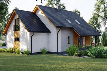  Projekt domu nad Padem (BHC1047) - projekt domu parterowego z poddaszem - Zdjęcie 4