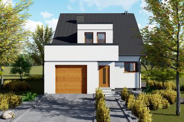  Projekt domu Santos (BHC1049) - projekt domu parterowego z poddaszem - Zdjęcie 1