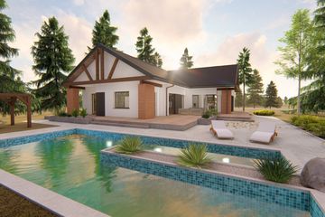  Projekt domu Kalcyt (BHC1059) - projekt domu parterowego - Zdjęcie 3