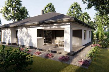  Projekt domu Tanzanit (BHC1061) - projekt domu parterowego - Zdjęcie 2