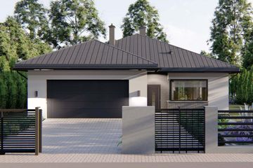  Projekt domu Tanzanit (BHC1061) - projekt domu parterowego - Zdjęcie 1