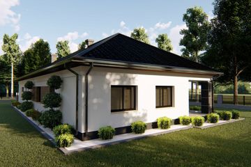  Projekt domu Bursztyn 3 (G2) (BHC1093) - projekt domu parterowego - Zdjęcie 3