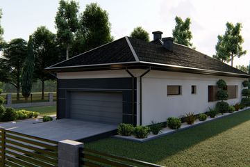  Projekt domu Bursztyn 3 (G2) (BHC1093) - projekt domu parterowego - Zdjęcie 4