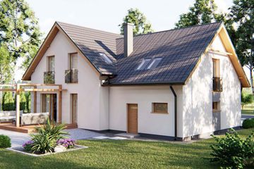  Projekt domu w Nicei 2 (G2) (BHC1095) - projekt domu parterowego z poddaszem - Zdjęcie 3