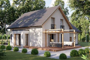  Projekt domu w Nicei 2 (G2) (BHC1095) - projekt domu parterowego z poddaszem - Zdjęcie 4