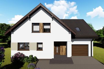  Projekt domu w Nicei (BHC1074) - projekt domu parterowego z poddaszem - Zdjęcie 1
