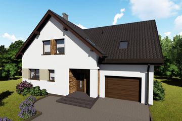  Projekt domu w Nicei (BHC1074) - projekt domu parterowego z poddaszem - Zdjęcie 3