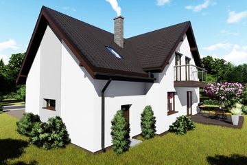  Projekt domu w Nicei (BHC1074) - projekt domu parterowego z poddaszem - Zdjęcie 6