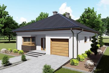  Projekt domu Azuryt (BHC1045) - projekt domu parterowego - Zdjęcie 6