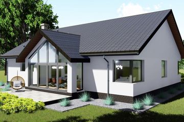  Projekt domu Turkus (BHC1043) - projekt domu parterowego - Zdjęcie 3