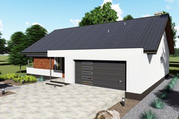  Projekt domu Turkus (BHC1043) - projekt domu parterowego - Zdjęcie 5