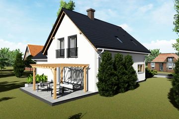  Projekt domu nad Tamizą (BHC1078) - projekt domu parterowego z poddaszem - Zdjęcie 5