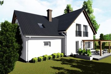  Projekt domu nad Tamizą (BHC1078) - projekt domu parterowego z poddaszem - Zdjęcie 7