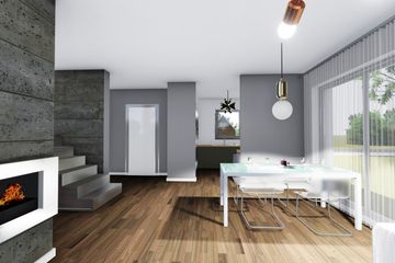  Projekt domu nad Tamizą (BHC1078) - projekt domu parterowego z poddaszem - Zdjęcie 11