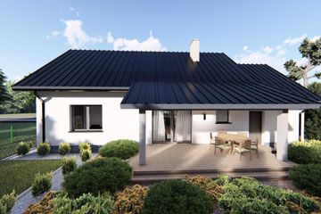  Projekt domu Jaspis (BHC1063) - projekt domu parterowego - Zdjęcie 2