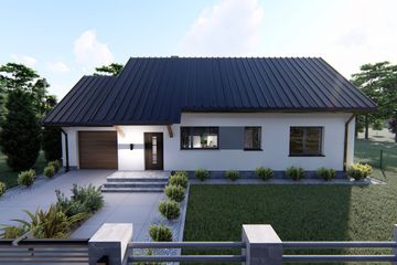  Projekt domu Jaspis (BHC1063) - projekt domu parterowego - Zdjęcie 3