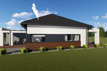  Projekt domu Onyks (BHC1090) - projekt domu parterowego - Zdjęcie 3