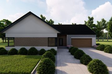  Projekt domu Magnetyt (BHC1042) - projekt domu parterowego - Zdjęcie 3