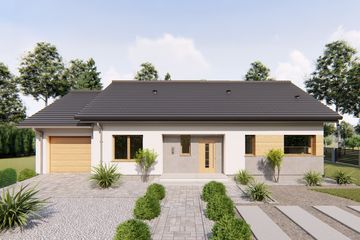  Projekt domu Comfort Wood + G (BHC1094) - projekt domu parterowego - Zdjęcie 1