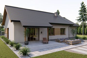  Projekt domu Comfort Wood + G (BHC1094) - projekt domu parterowego - Zdjęcie 3