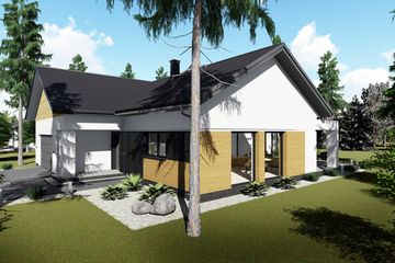  Projekt domu Beryl (BHC1057) - projekt domu parterowego - Zdjęcie 2