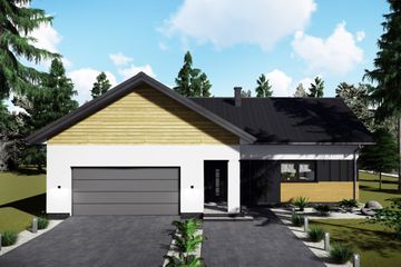  Projekt domu Beryl (BHC1057) - projekt domu parterowego - Zdjęcie 1