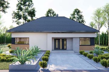  Projekt domu Granit (BHC1084) - projekt domu parterowego - Zdjęcie 5