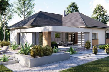  Projekt domu Granit (BHC1084) - projekt domu parterowego - Zdjęcie 3