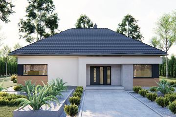  Projekt domu Granit (BHC1084) - projekt domu parterowego - Zdjęcie 1