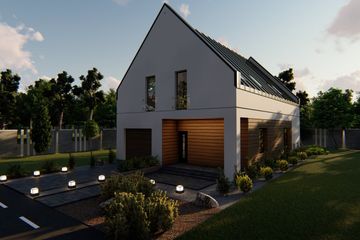  Projekt domu Chester 2 (BHC1039) - projekt domu parterowego z poddaszem - Zdjęcie 3