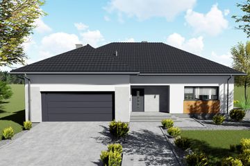  Projekt domu Oliwin (BHC1083) - projekt domu parterowego - Zdjęcie 1