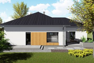  Projekt domu Oliwin (BHC1083) - projekt domu parterowego - Zdjęcie 3