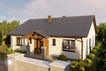  Projekt domu Agat (BHC1031) - projekt domu parterowego - Zdjęcie 2