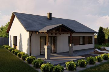  Projekt domu Agat (BHC1031) - projekt domu parterowego - Zdjęcie 3